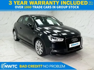 Used Audi A1 S-Line 150 HP (110 kW) 2017 Black Hatchback