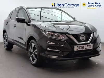 Used Nissan Qashqai N-Connecta 115 HP (84 kW) 2018 Black SUV