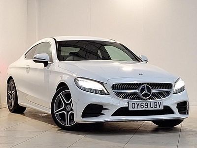 Used Mercedes C200 AMG line 184 HP (135 kW) 2019 White Coupe