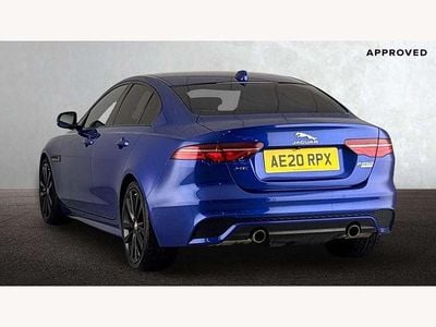 Begagnad Jaguar XE R-Dynamic 250 HK (183 kW) 2020 Blå Sedan