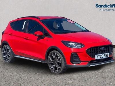 Begagnad Ford Fiesta Active X 100 HK (73 kW) 2023 Röd Halvkombi