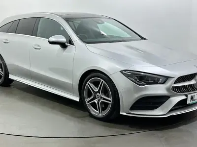 Used Mercedes CLA180 AMG line 136 HP (100 kW) 2021 Silver Coupe