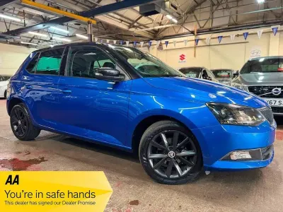 Used Skoda Fabia SE L 2015 Blue Hatchback