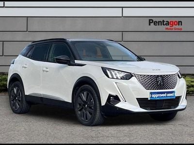 White Used 2022 Peugeot e-2008 Premium SUV | £13,600 (Good price)