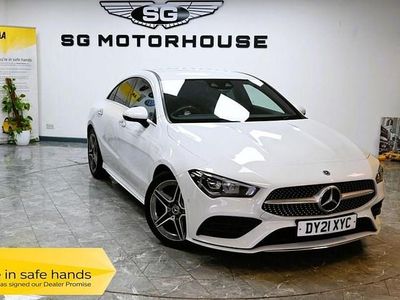 White Used 2021 Mercedes CLA200 AMG Line Premium Coupe | £20,895 (Fair price)
