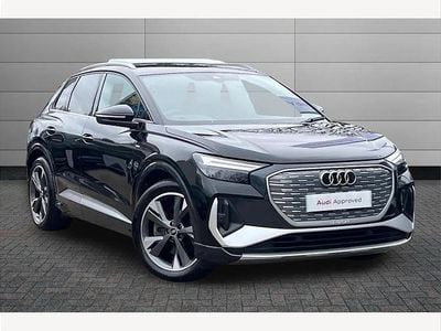Used Audi Q4 e-tron S-Line 150 kW (204 HP) 2021 Black SUV