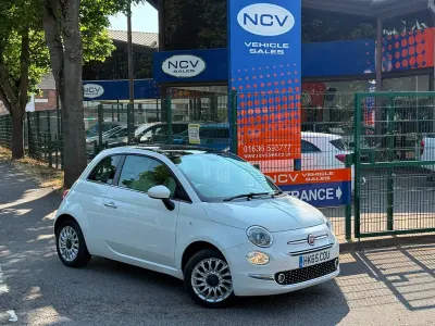 Used Fiat 500 Lounge 69 HP (50 kW) 2015 White Hatchback