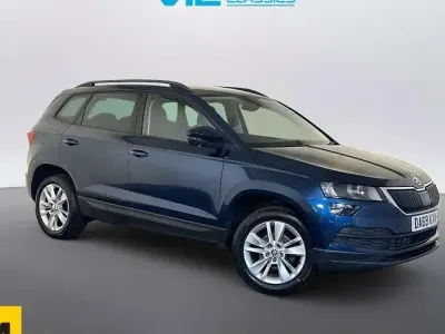 Used Skoda Karoq SE Technology 116 HP (85 kW) 2019 Blue SUV