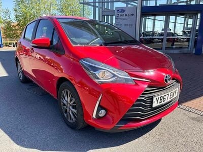 Usado Toyota Yaris 2017 Vermelho Citadino