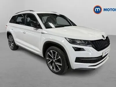 Usata Skoda Kodiaq SportLine 150 CV (110 kW) 2021 Bianco SUV