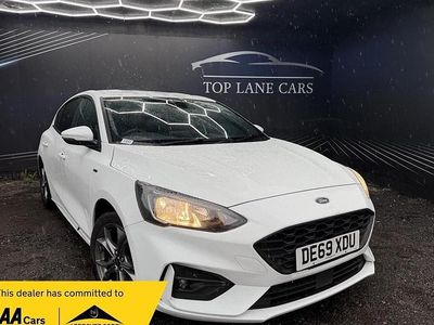 Used Ford Focus ST-Line 125 HP (91 kW) 2019 White Hatchback