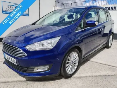 Used Ford Grand C-Max Titanium 120 HP (88 kW) 2016 Blue MPV