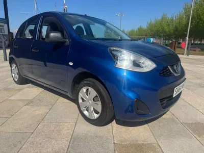 Używany Nissan Micra Visia 80 KM (58 kW) 2014 Niebieski Hatchback