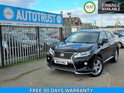 Black Used 2015 Lexus RX450h SUV | £14,995 (Fair price)