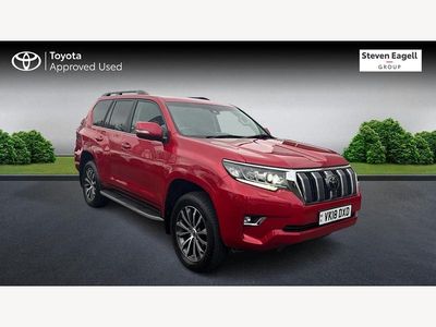 Red Used 2018 Toyota Land Cruiser Estate | £36,860 (Expensive)