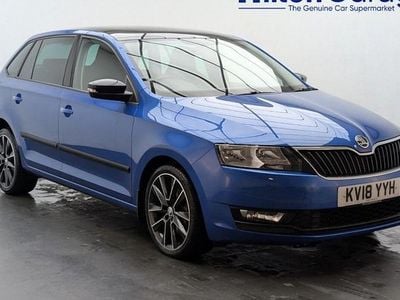 Blue Used 2018 Skoda Rapid Sport Hatchback | £8,950 (Fair price)