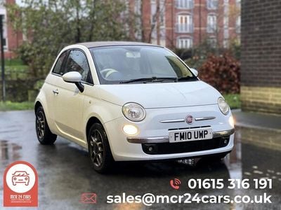 Used Fiat 500C Lounge 69 HP (50 kW) 2010 Blue Cabriolet