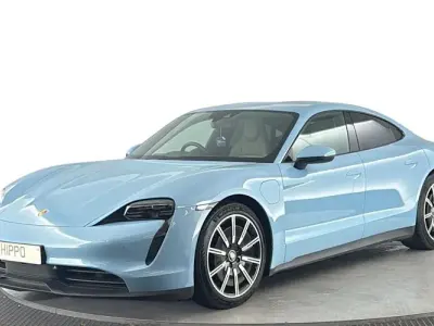 Used Porsche Taycan Performance Package 300 kW (408 HP) 2022 Blue Sedan