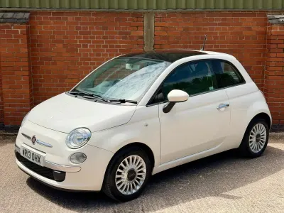 Used Fiat 500 Lounge 2013 White Hatchback