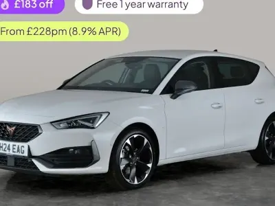 Used Cupra Leon 150 HP (110 kW) 2023 White Hatchback