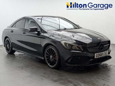 Used Mercedes CLA200 AMG line 156 HP (114 kW) 2019 Black Coupe