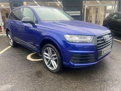 Used Audi Q7 Black Edition 272 HP (200 kW) 2018 Blue SUV