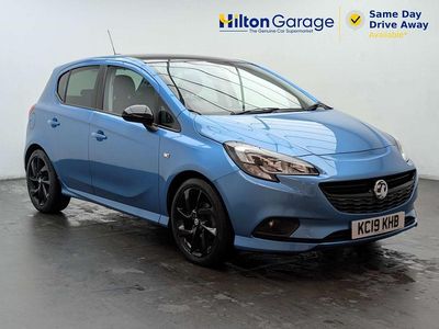 Used Vauxhall Corsa SRi 90 HP (66 kW) 2019 Blue Hatchback