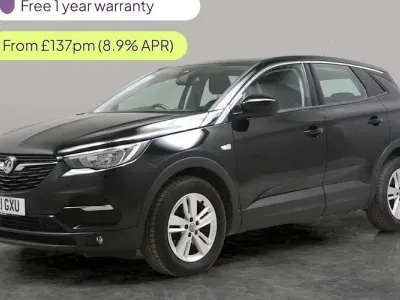 Used Vauxhall Grandland X S 131 HP (96 kW) 2021 Black SUV