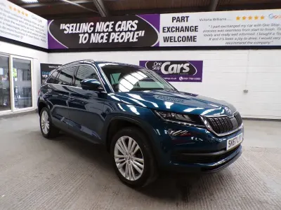 Used Skoda Kodiaq SE L 150 HP (110 kW) 2017 Blue SUV