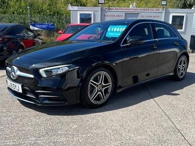 Used Mercedes A250 AMG line 224 HP (164 kW) 2019 Black Hatchback