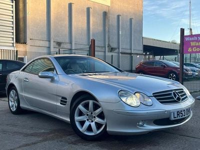 Silver Used 2003 Mercedes SL350 Cabriolet | £6,500 (Fair price)
