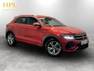 Usado VW T-Roc R-line 150 CV (110 kW) 2022 Rojo SUV