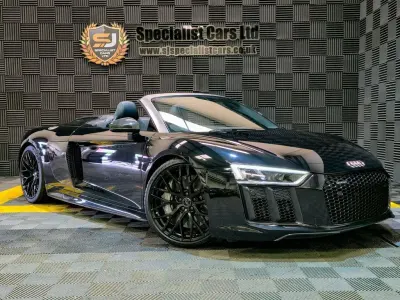 Used Audi R8 Spyder Comfort 610 HP (448 kW) 2018 Black Cabriolet