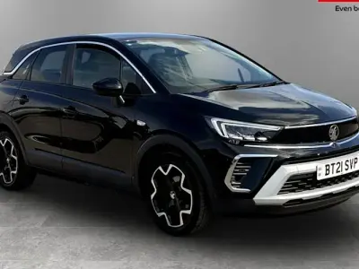 Used Vauxhall Crossland Elite 83 HP (61 kW) 2021 Black SUV