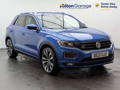 Used VW T-Roc R-line 150 HP (110 kW) 2020 Blue SUV