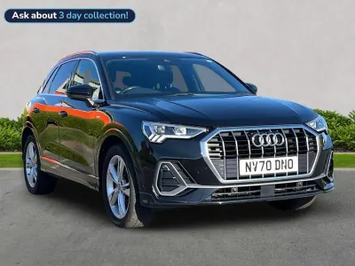 Begagnad Audi Q3 S-Line 147 HK (108 kW) 2020 Svart SUV