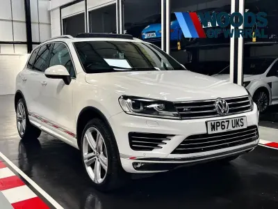 Used VW Touareg R-line Plus 262 HP (192 kW) 2017 White SUV