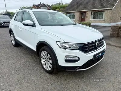 Used VW T-Roc SE 115 HP (84 kW) 2019 White SUV
