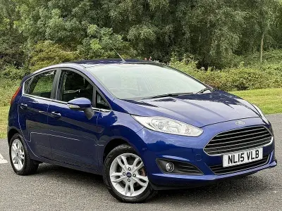 Used Ford Fiesta Zetec 82 HP (60 kW) 2015 Blue Hatchback