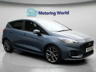 Begagnad Ford Fiesta ST-Line 100 HK (73 kW) 2022 Blå Halvkombi