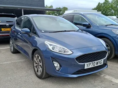 Used Ford Fiesta Trend 95 HP (69 kW) 2020 Blue Hatchback