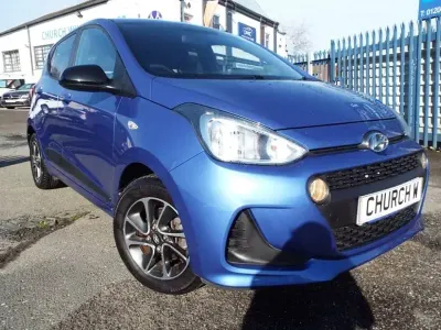 Used Hyundai i10 GO! 67 HP (49 kW) 2018 Blue Hatchback