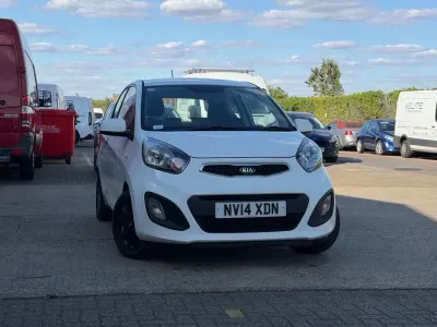 Used Kia Picanto 2014 White Hatchback