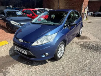 Used Ford Fiesta Zetec 96 HP (70 kW) 2010 Blue Hatchback