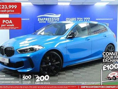 Used BMW M135 Comfort Edition 306 HP (225 kW) 2020 Blue Hatchback