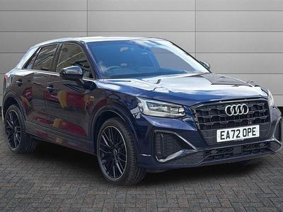 Used Audi Q2 Black Edition 150 HP (110 kW) 2022 Navarra blue SUV