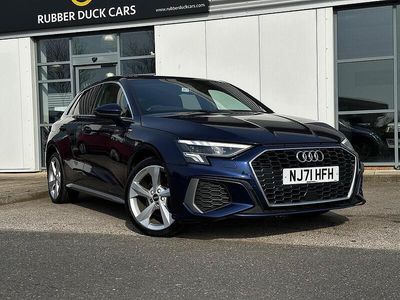 Used Audi A3 Sportback e-tron S-Line 2021 Blue Hatchback