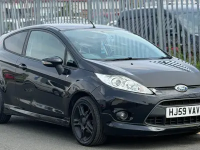 Used Ford Fiesta Zetec 2009 Black Hatchback