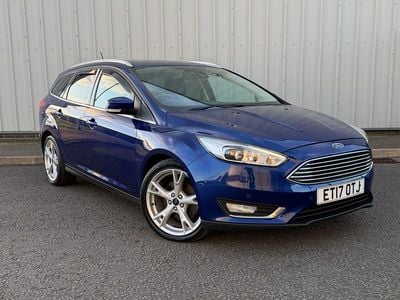 Used Ford Focus Titanium X 150 HP (110 kW) 2017 Blue Estate