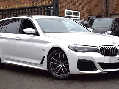 White Used 2022 BMW 530e M Sport Estate | £19,850 (Fair price)